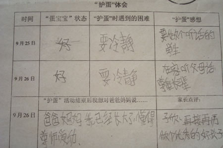 护蛋行动 学会感恩