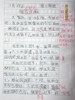 东方村头小学全体语文教师学习作文批改方法